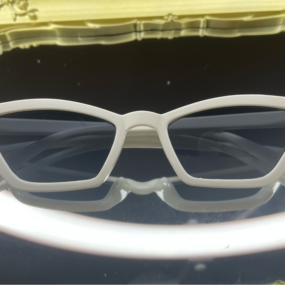 Chic White Sunglasses